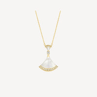 [Promax Jewelry]DREAM NECKLACE MOP GOLD DIAMOND