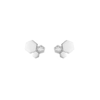 [Promax Jewelry]BEE LOVE SILVER DIAMOND EARRINGS