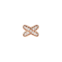 [Promax Jewelry]JEUX DE PINK GOLD DIAMOND EARRINGS