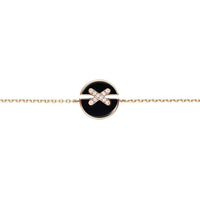 [Promax Jewelry]JEUX DE BRACELET ONYX PINK GOLD DIAMOND