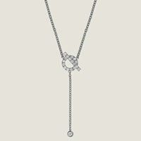 [Promax Jewelry]FINESSE SILVER DIAMOND NECKLACE