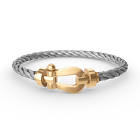 [Promax Jewelry]FORCE LARGE HORSESHOE NO DIAMOND BRACELET GOLD