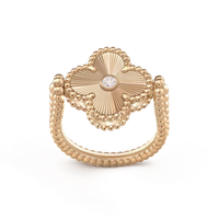 [Promax Jewelry]CLOVER RIVERSIBLE ROSE GOLD RING