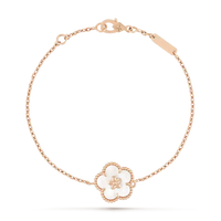 [Promax Jewelry]LUCKY WHITE MOP PLUM BLOSSOM  BRACELET