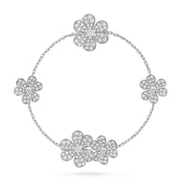 [Promax Jewelry]FRIVOLE SILVER 5 FLOWERS BRACELET