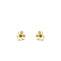 [Promax Jewelry]FRIVOLE  FLOWER MALACHITE EARRINGS