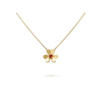 [Promax Jewelry]FRIVOLE GOLD FLOWER NECKLACE
