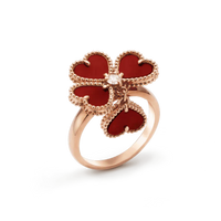 [Promax Jewelry]SWEET CLOVER CARNELIAN RING