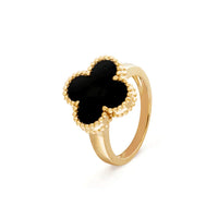 [Promax Jewelry]CLOVER ONYX RING
