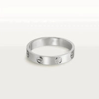 [Promax Jewelry]LOVE RING 4MM 1 DIAMOND SILVER